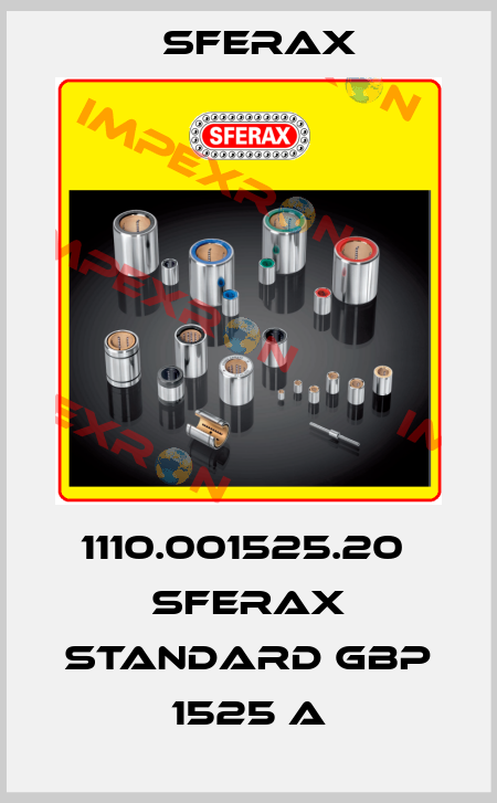 1110.001525.20  SFERAX STANDARD GBP 1525 A Sferax