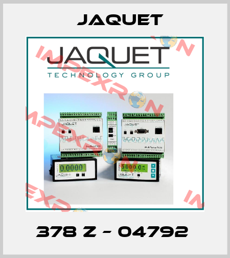 378 Z – 04792  Jaquet