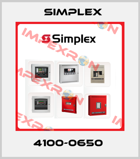 4100-0650  Simplex