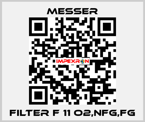 FILTER F 11 O2,NFG,FG Messer