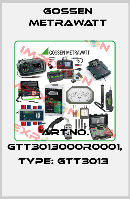 Art.No. GTT3013000R0001, Type: GTT3013  Gossen Metrawatt