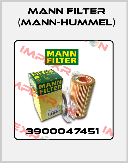 3900047451  Mann Filter (Mann-Hummel)