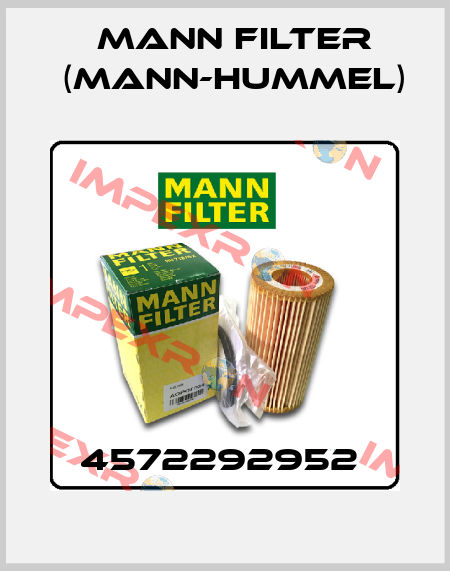 4572292952  Mann Filter (Mann-Hummel)