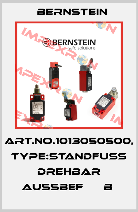 Art.No.1013050500, Type:STANDFUß DREHBAR AUßBEF      B  Bernstein