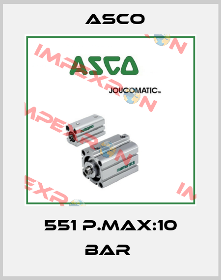 551 p.max:10 bar  Asco