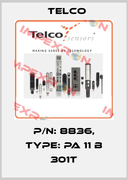 p/n: 8836, Type: PA 11 B 301T Telco