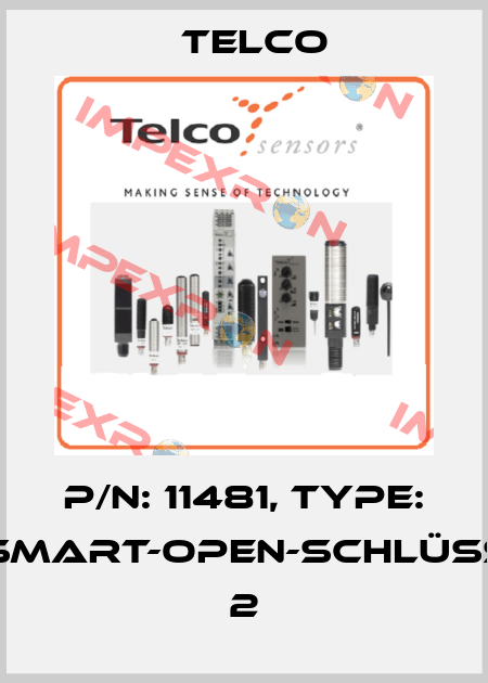 P/N: 11481, Type: SI-Smart-Open-Schlüssel 2 Telco