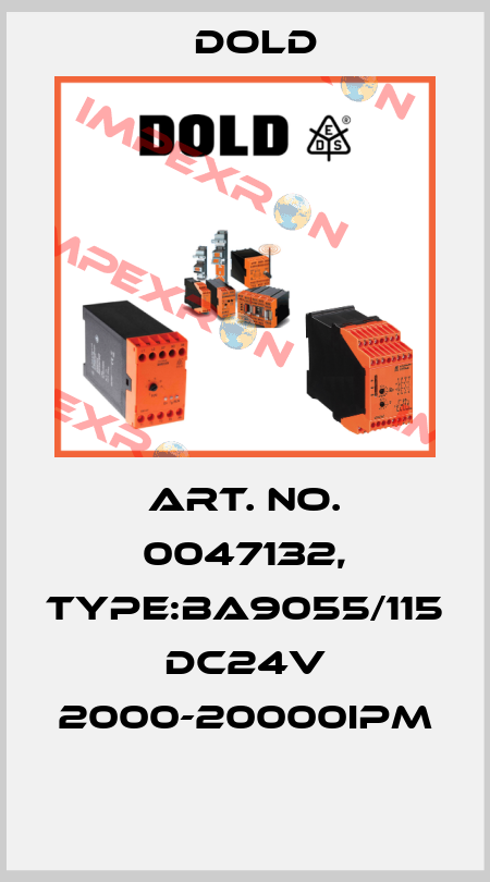 Art. No. 0047132, Type:BA9055/115 DC24V 2000-20000IPM  Dold
