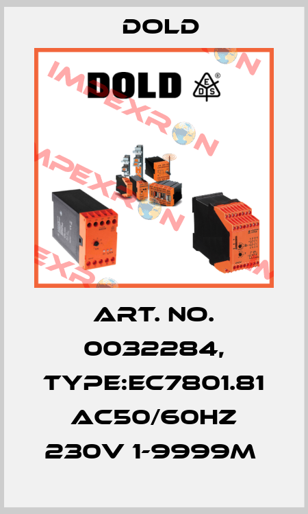 Art. No. 0032284, Type:EC7801.81 AC50/60HZ 230V 1-9999M  Dold