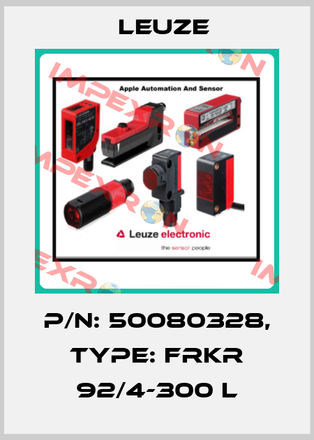p/n: 50080328, Type: FRKR 92/4-300 L Leuze