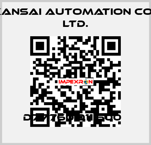 D7.7.760.011.600   KANSAI Automation Co., Ltd.