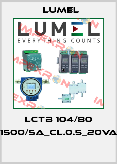 LCTB 104/80 1500/5A_cl.0.5_20VA  LUMEL