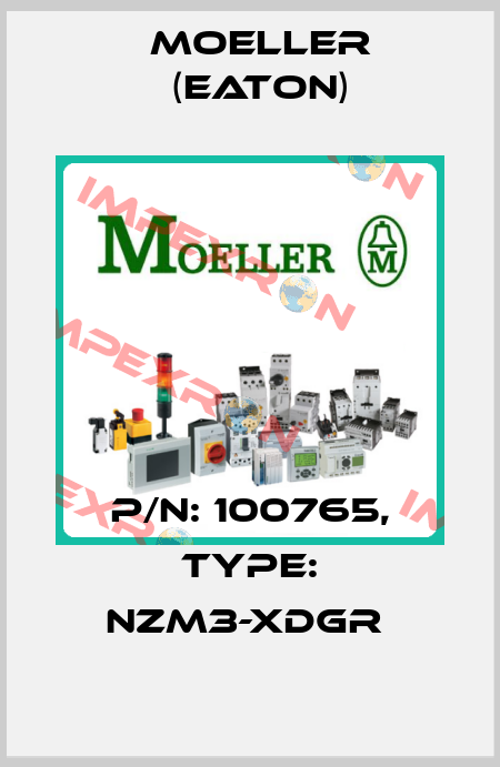 P/N: 100765, Type: NZM3-XDGR  Moeller (Eaton)