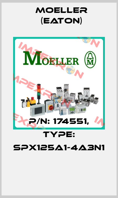 P/N: 174551, Type: SPX125A1-4A3N1  Moeller (Eaton)