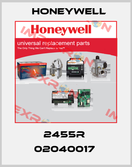 2455R  02040017  Honeywell