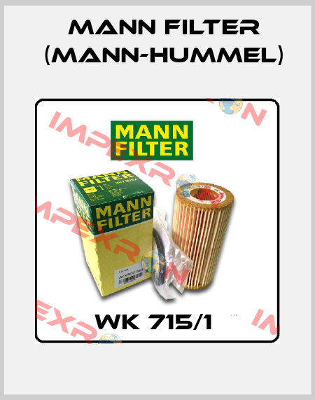 WK 715/1  Mann Filter (Mann-Hummel)