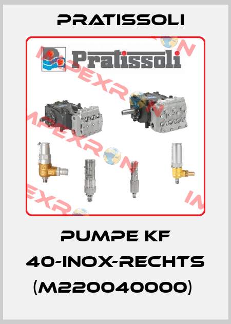 Pumpe KF 40-INOX-rechts (M220040000)  Pratissoli