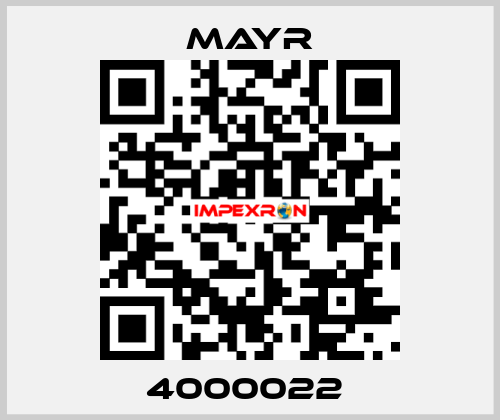 4000022  Mayr