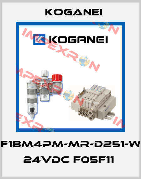 F18M4PM-MR-D251-W 24VDC F05F11  Koganei