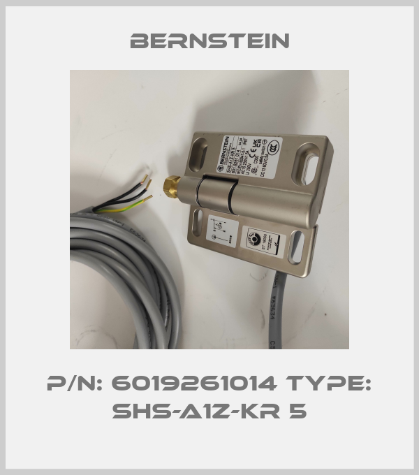 P/N: 6019261014 Type: SHS-A1Z-KR 5 Bernstein