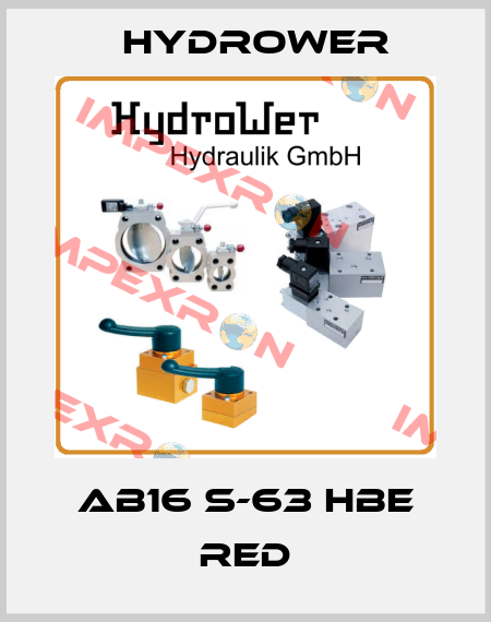 AB16 S-63 HBE red HYDROWER