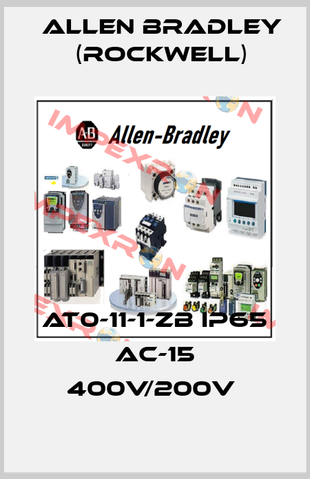 AT0-11-1-ZB IP65 AC-15 400V/200V  Allen Bradley (Rockwell)