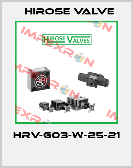 HRV-G03-W-25-21  Hirose Valve