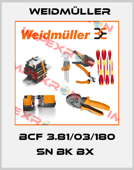 BCF 3.81/03/180 SN BK BX  Weidmüller