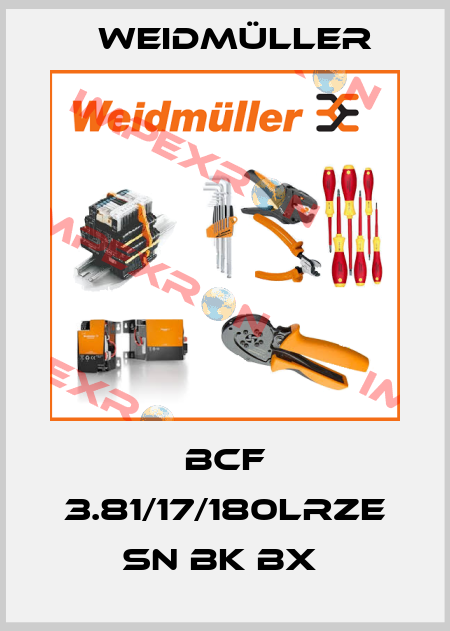 BCF 3.81/17/180LRZE SN BK BX  Weidmüller