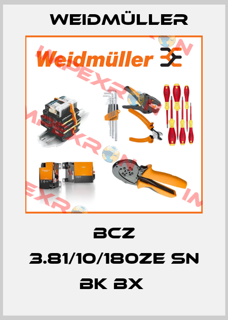 BCZ 3.81/10/180ZE SN BK BX  Weidmüller