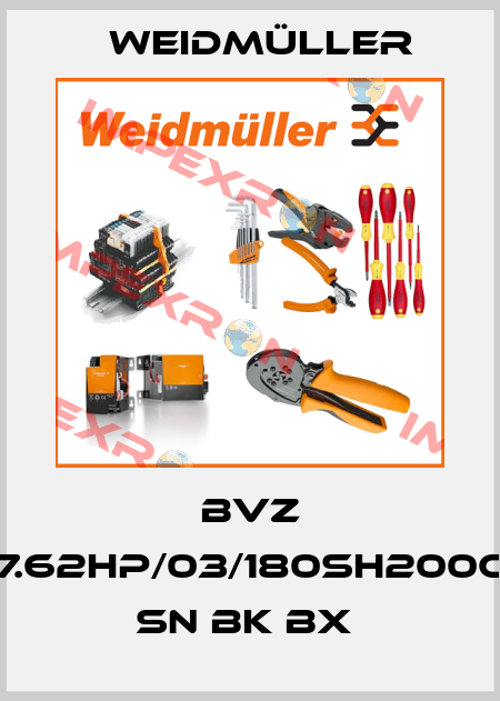 BVZ 7.62HP/03/180SH200C SN BK BX  Weidmüller