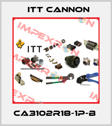 CA3102R18-1P-B  Itt Cannon