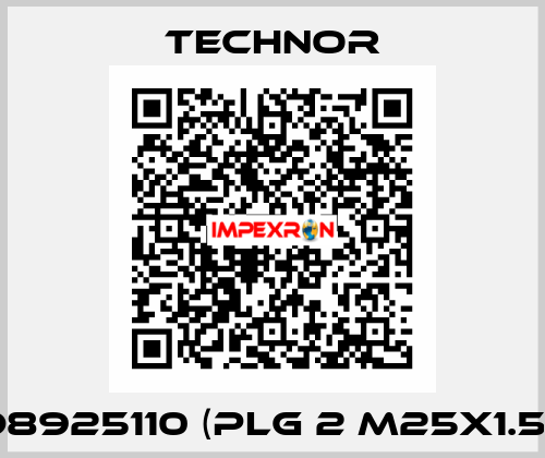 D8925110 (PLG 2 M25X1.5)  TECHNOR