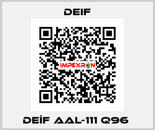 DEİF AAL-111 Q96  Deif