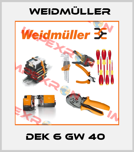 DEK 6 GW 40  Weidmüller
