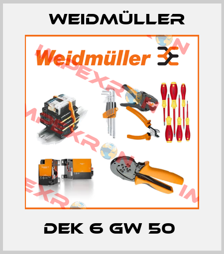 DEK 6 GW 50  Weidmüller