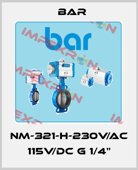 NM-321-H-230V/AC 115V/DC G 1/4" bar