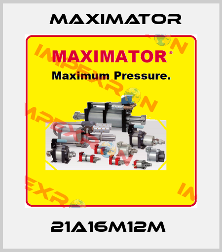 21A16M12M  Maximator