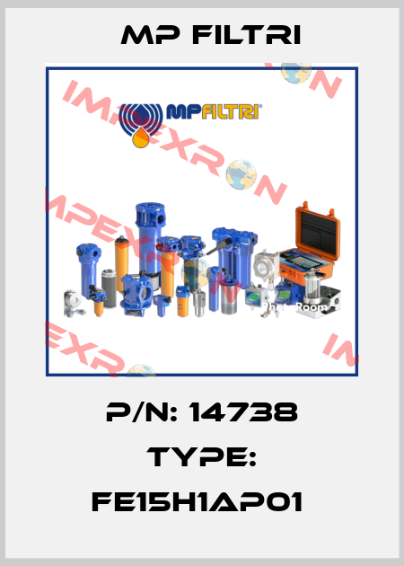 P/N: 14738 Type: FE15H1AP01  MP Filtri