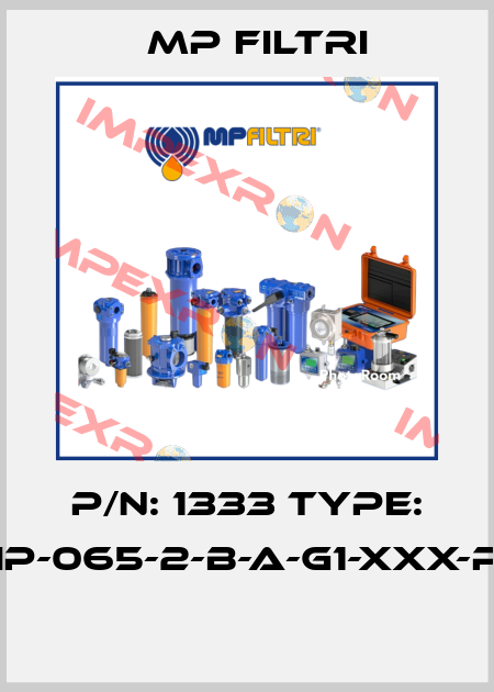 P/N: 1333 Type: FHP-065-2-B-A-G1-XXX-P01  MP Filtri