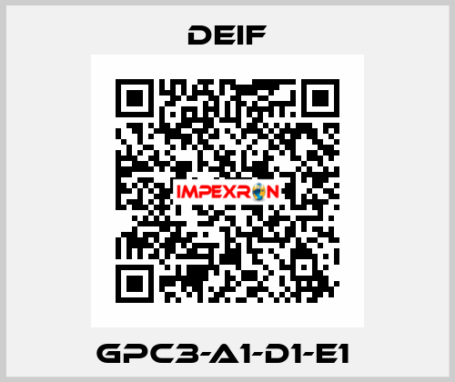 GPC3-A1-D1-E1  Deif