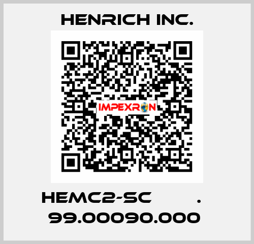 HEMC2-SC  АРТ.№ 99.00090.000  Henrich Inc.