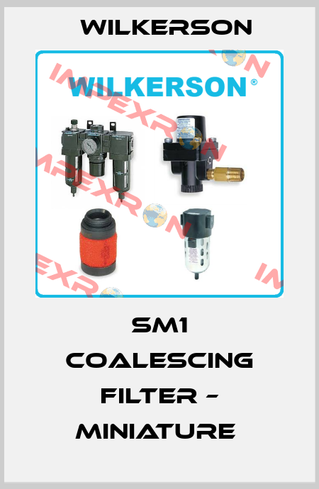 SM1 Coalescing Filter – Miniature  Wilkerson