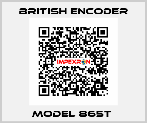 Model 865T  British Encoder
