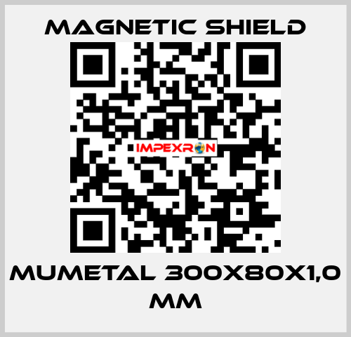 MuMETAL 300x80x1,0 mm Magnetic Shield