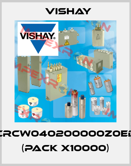 CRCW040200000Z0ED (pack x10000) Vishay