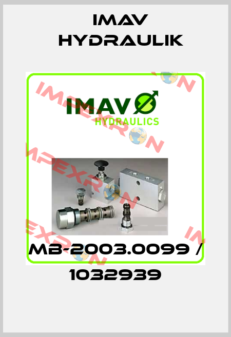 MB-2003.0099 / 1032939 IMAV Hydraulik