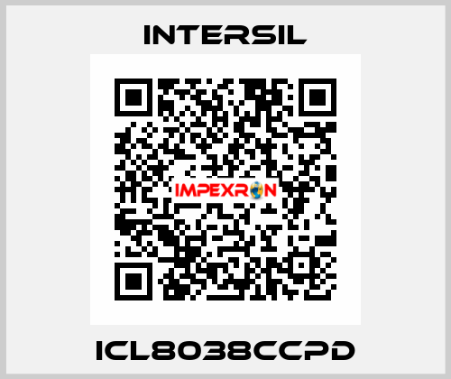 ICL8038CCPD Intersil