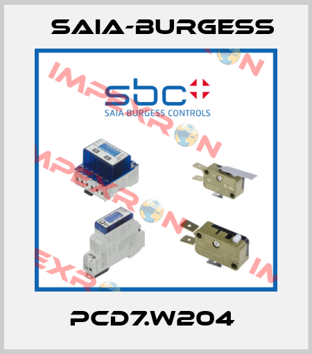 PCD7.W204  Saia-Burgess