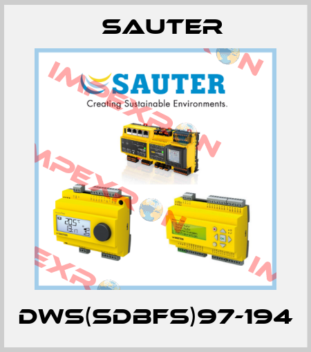 DWS(SDBFS)97-194 Sauter